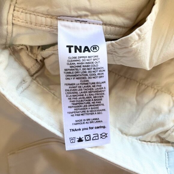 ARIZTIA TNA THE NEW SUPPLY CARGO PANTS IN CREAM  - 2 - Picture 9 of 10